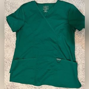Womens Hunter Green Cherokee Scrub set